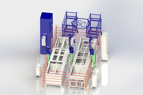 焊接机器人生产线